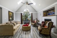 Updated kitchen and bathroom from a Las Vegas home renovation